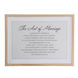 Frame Art of Marriage 17.5x23.5